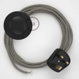    Connection base, RD62 Thyme Green diamond cotton and natural canvas 3 m.