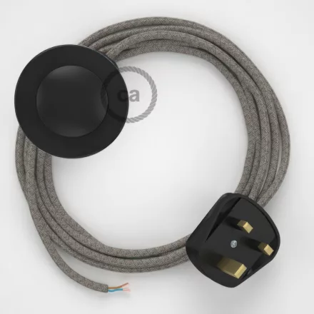  Connection base, RD62 Thyme Green diamond cotton and natural canvas 3 m.