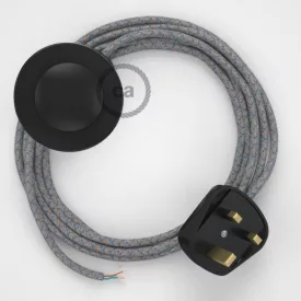    Connection base, RD65 Blue Steward diamond cotton and natural canvas 3 m.