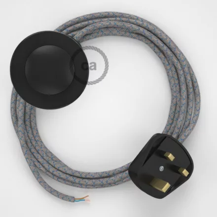  Connection base, RD65 Blue Steward diamond cotton and natural canvas 3 m.