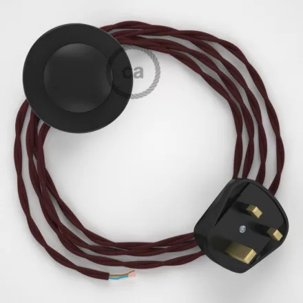  Connection base, TM19 burgundy rayon 3 m.