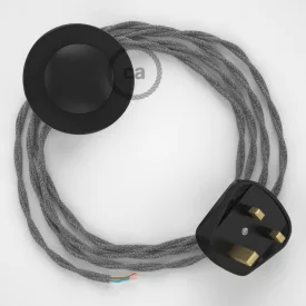 Connection base, TN02 gray natural canvas 3 m.