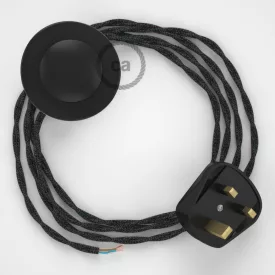  Connection base, TN03 anthracite natural canvas 3 m.