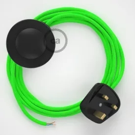  Connection base, RF06 neon green rayon 3 m.