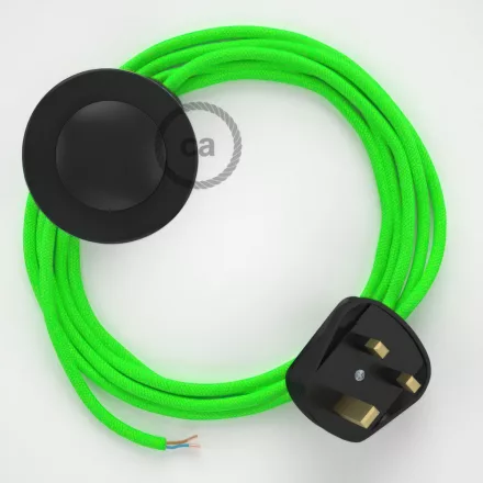  Connection base, RF06 neon green rayon 3 m.