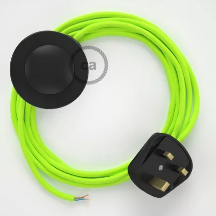  Connection base, RF10 neon yellow rayon 3 m.