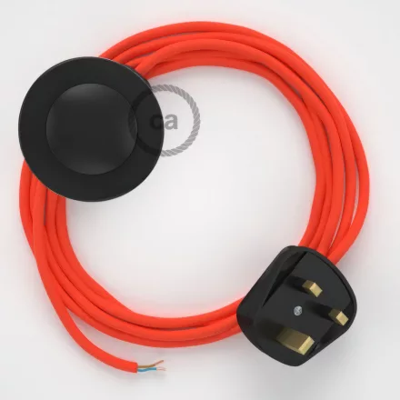  Connection base, RF15 neon orange rayon 3 m.