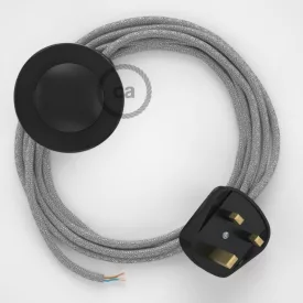  Connection base, RL02 Shiny silver Rayon 3 m.