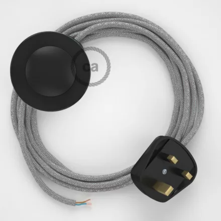  Connection base, RL02 Shiny silver Rayon 3 m.