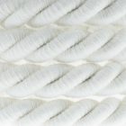 XL electrical cable, electrical wire 3x0.75. Raw cotton fabric cover. Diameter 16 mm.