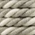 XL electrical cable, electrical wire 3x0.75. Natural linen and raw cotton fabric cover. Diameter 16 mm.