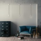 XL electrical cable, electrical wire 3x0.75. Natural linen and raw cotton fabric cover. Diameter 16 mm.