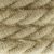 XL electrical cable, electrical wire 3x0.75. Rough jute fabric cover. Diameter 16 mm.