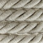 XL electrical cable, electrical wire 3x0.75. Natural linen cover. Diameter 16 mm.