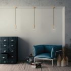 XL electrical cable, electrical wire 3x0.75. Natural linen cover. Diameter 16 mm.