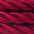 2XL electric cable, electric cable 3x0.75. Shiny dark burgundy fabric cover. Its diameter is 24 mm.
