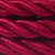 2XL electrical wire, electrical cable 3x0.75. Glossy dark burgundy fabric cover. Diameter 24 mm.