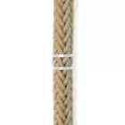 Metal cable tie clip for 24 mm diameter rope cable