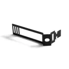 Metal cable tie clip for 24 mm diameter rope cable
