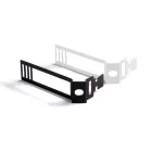 Metal cable tie clip for 24 mm diameter rope cable