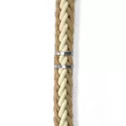 Metal cable tie clip for 24 mm diameter rope cable