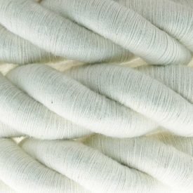   2XL electrical wire, electrical cable 3x0.75. Raw cotton fabric cover. Diameter 24 mm.