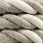 2XL electrical wire, electrical cable 3x0.75. Natural linen and raw cotton fabric cover. Diameter 24 mm.