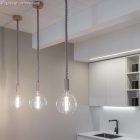 2XL electrical wire, electrical cable 3x0.75. Natural linen cover. Diameter 24 mm.