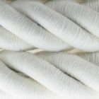 3XL electrical wire, electrical cable 3x0.75. Raw cotton fabric cover. Diameter 30 mm.