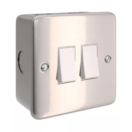 Metal-coated box with double switch for Creative-Tube