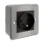 Metal-coated box with French socket for Creative-Tube