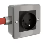 Metal-coated box with French socket for Creative-Tube