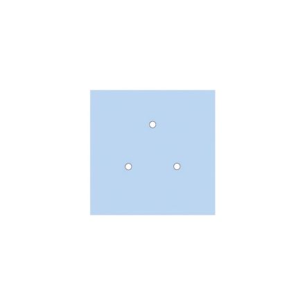  200 mm square pre-drilled panel for Rose-One system