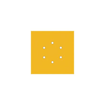  200 mm square pre-drilled panel for Rose-One system