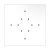  400 mm square pre-drilled panel for Rose-One system