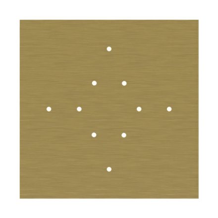  400 mm square pre-drilled panel for Rose-One system