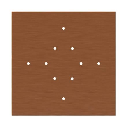  400 mm square pre-drilled panel for Rose-One system