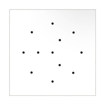  400 mm square pre-drilled panel for Rose-One system