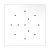  400 mm square pre-drilled panel for Rose-One system