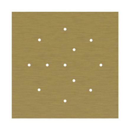  400 mm square pre-drilled panel for Rose-One system