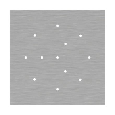  400 mm square pre-drilled panel for Rose-One system