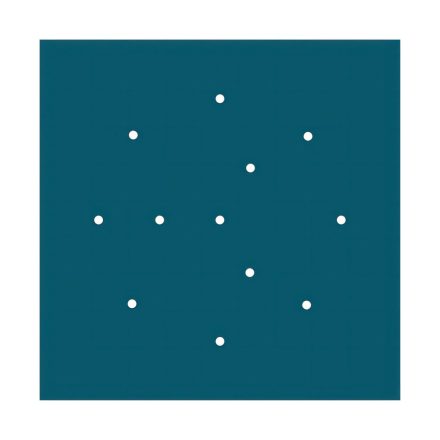  400 mm square pre-drilled panel for Rose-One system