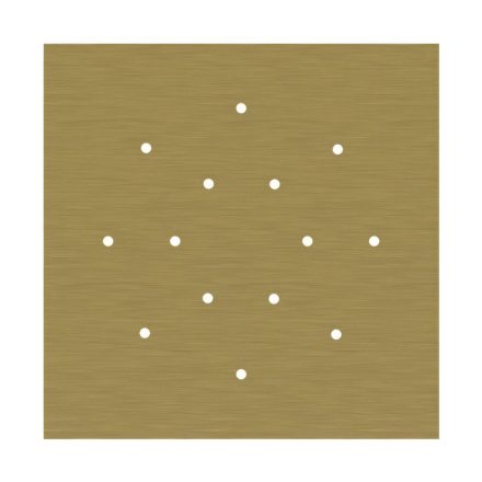  400 mm square pre-drilled panel for Rose-One system