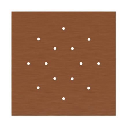  400 mm square pre-drilled panel for Rose-One system