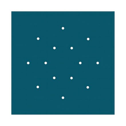  400 mm square pre-drilled panel for Rose-One system