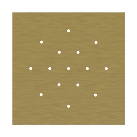  400 mm square pre-drilled panel for Rose-One system