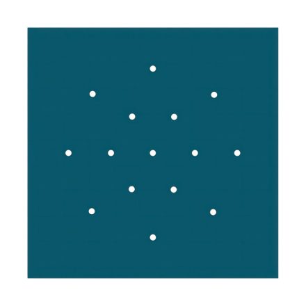  400 mm square pre-drilled panel for Rose-One system