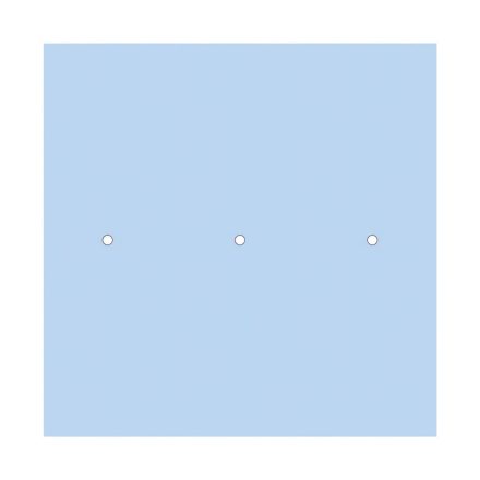  400 mm square pre-drilled panel for Rose-One system