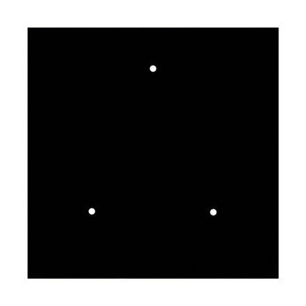  400 mm square pre-drilled panel for Rose-One system