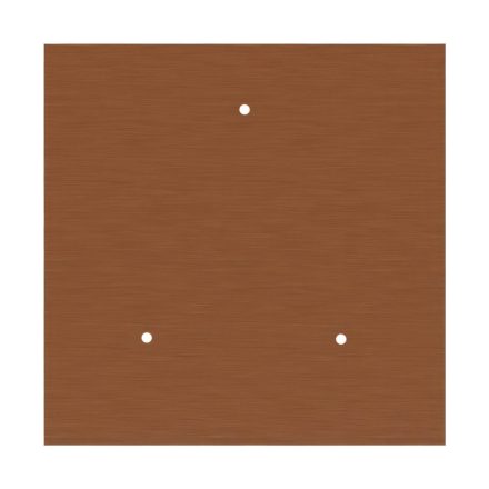 400 mm square, pre-drilled panel for the Rose-One system